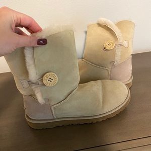 Cream UGG boots